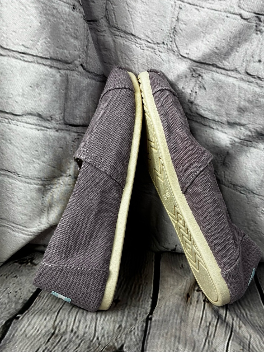 TOMS Women's Alpargata Cloudbound Slip-On Sneakers Flats Elderberry Sz 9 AS IS - Picture 9 of 10